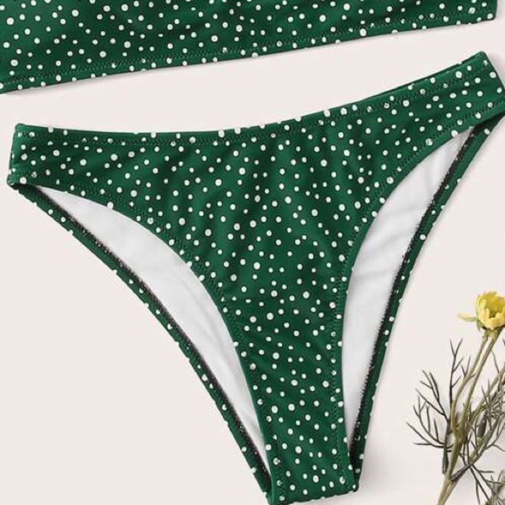 Shein polka dot bikini bottom